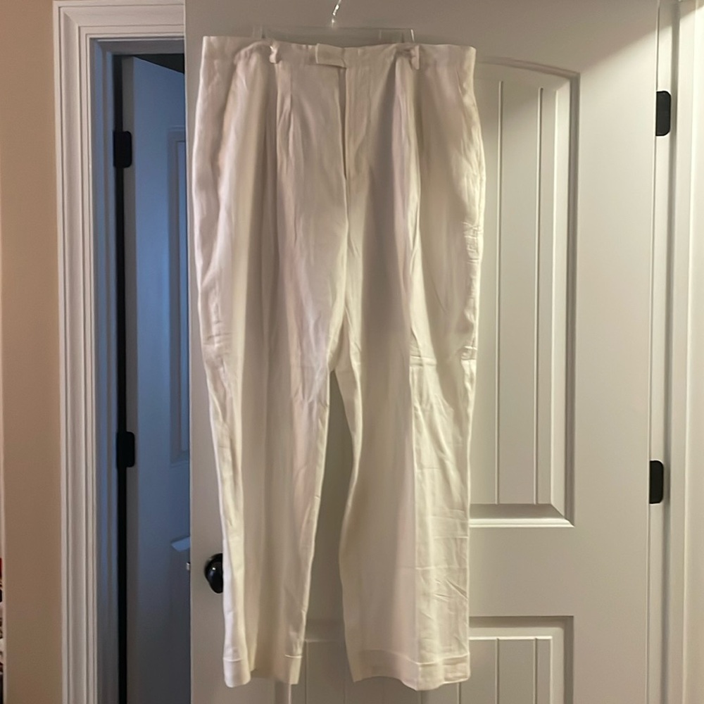 Men’s linen slacks